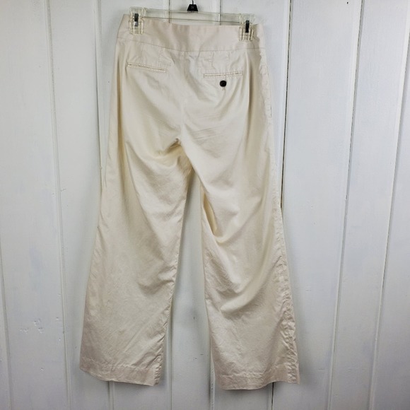 J. Crew Women's 0 Khaki Mid Rise Wide Leg Trouser Pants Style 83946 Y2k - Picture 4 of 8